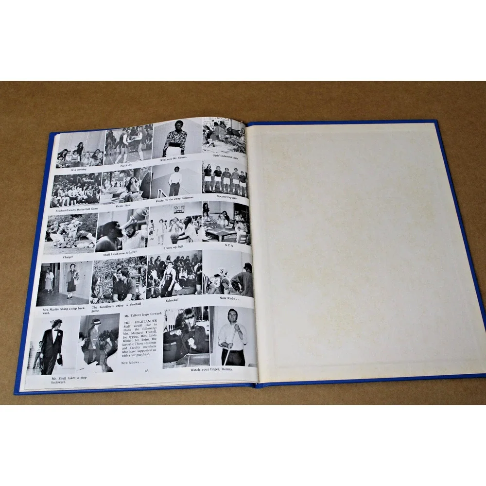 1973-74 Shelburne Junior High School Yearbook, Staunton, Virginia